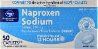 slide 1 of 1, Kroger Naproxen Sodium Caplets, 50 ct