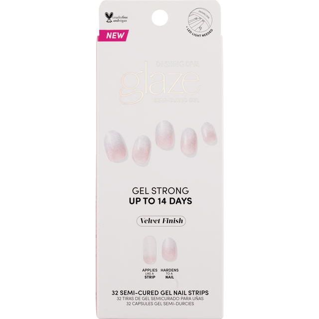 slide 1 of 1, DASHING DIVA Dd Glaze Gel Strip Buff, 32 ct