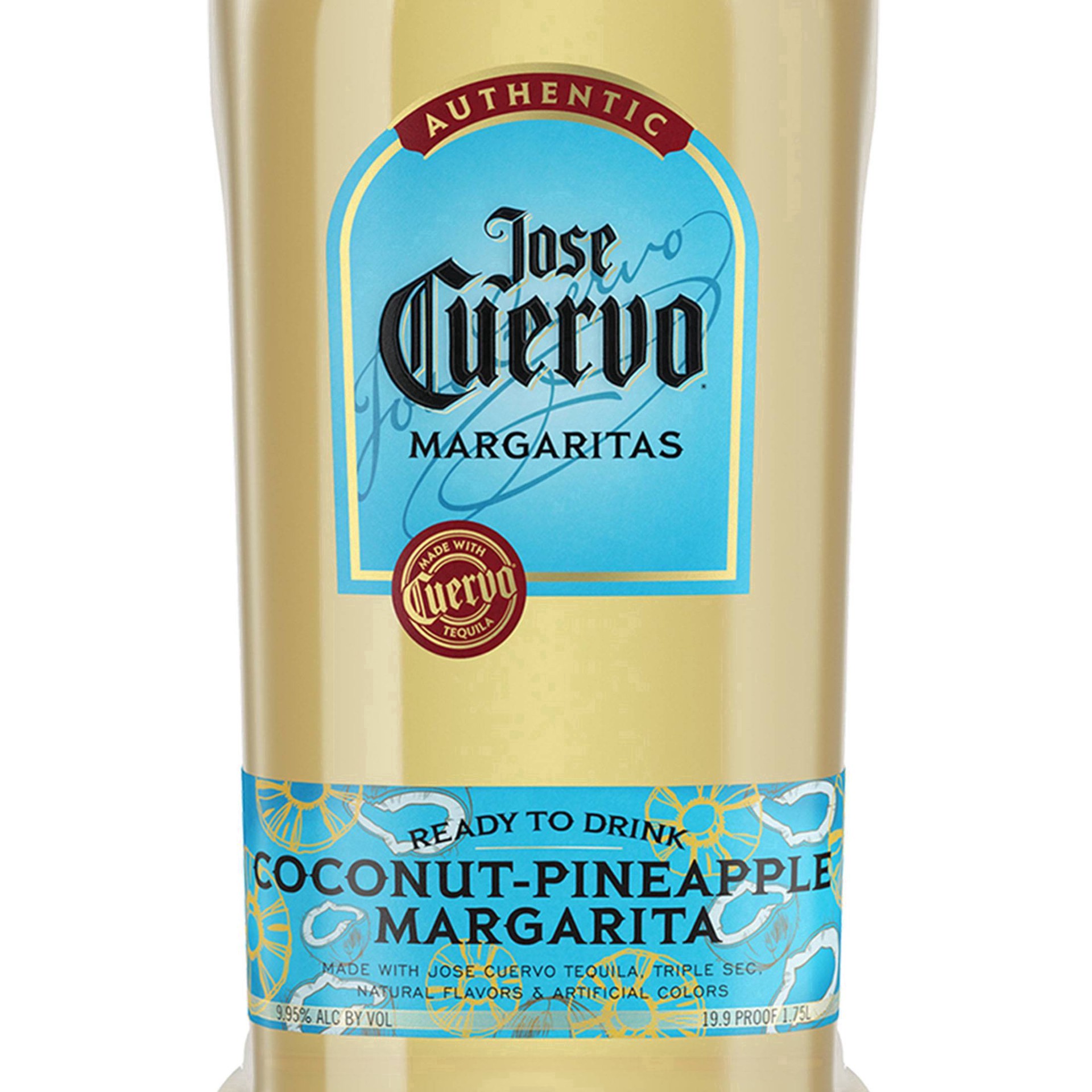 slide 10 of 12, Jose Cuervo Authentic Margarita Coconut Pineapple Ready to Drink Cocktail - 1.75 L, 1.75 liter