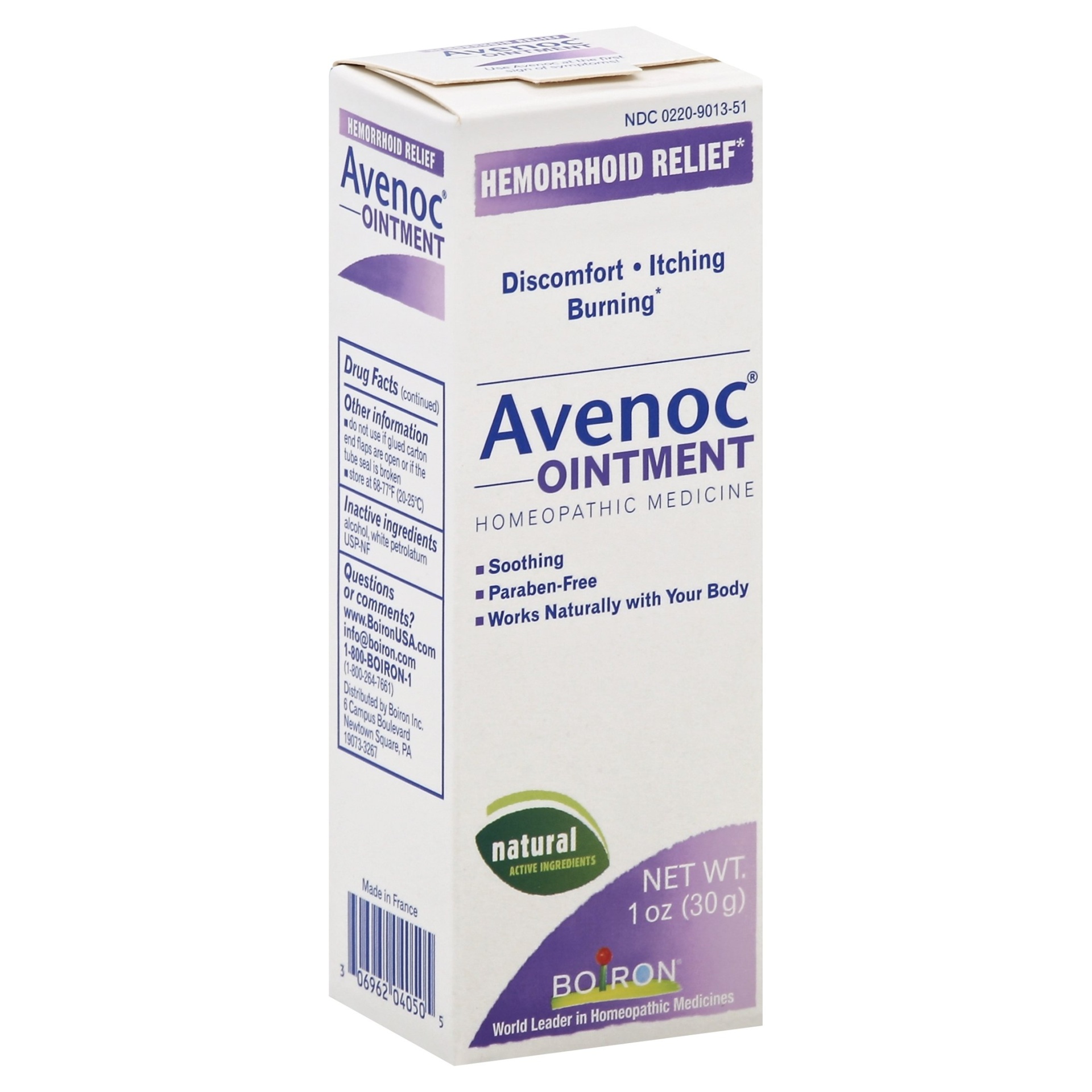 slide 1 of 1, Boiron Avenoc Ointment Hemorrhoid Relief, 1 oz
