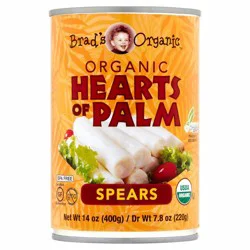 Brad's Organic Hearts Palm Spears Cans