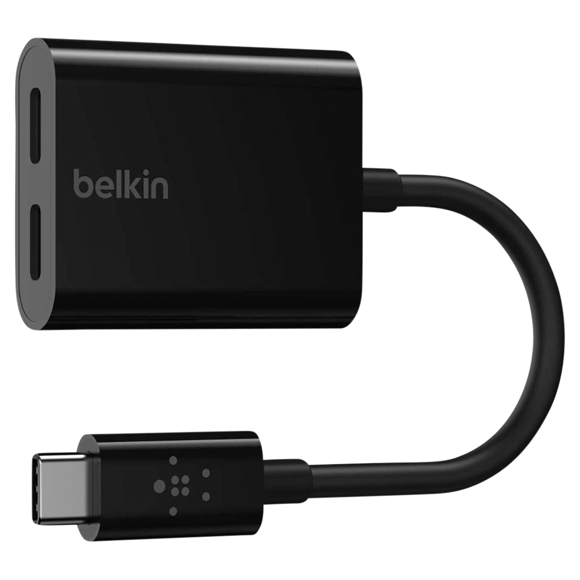 slide 1 of 3, Belkin Connect Usb-C Audio And Charge Adapter, Black, 1 ct