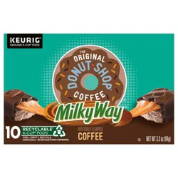 Donut Shop The Original Donut Shop Milky Way Coffee, Keurig Single Serve K-Cup Pods, 10 Count