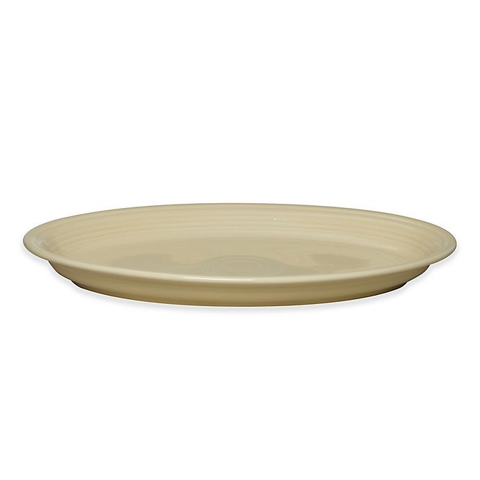 slide 1 of 1, Fiesta Oval Platter - Ivory, 19.25 in