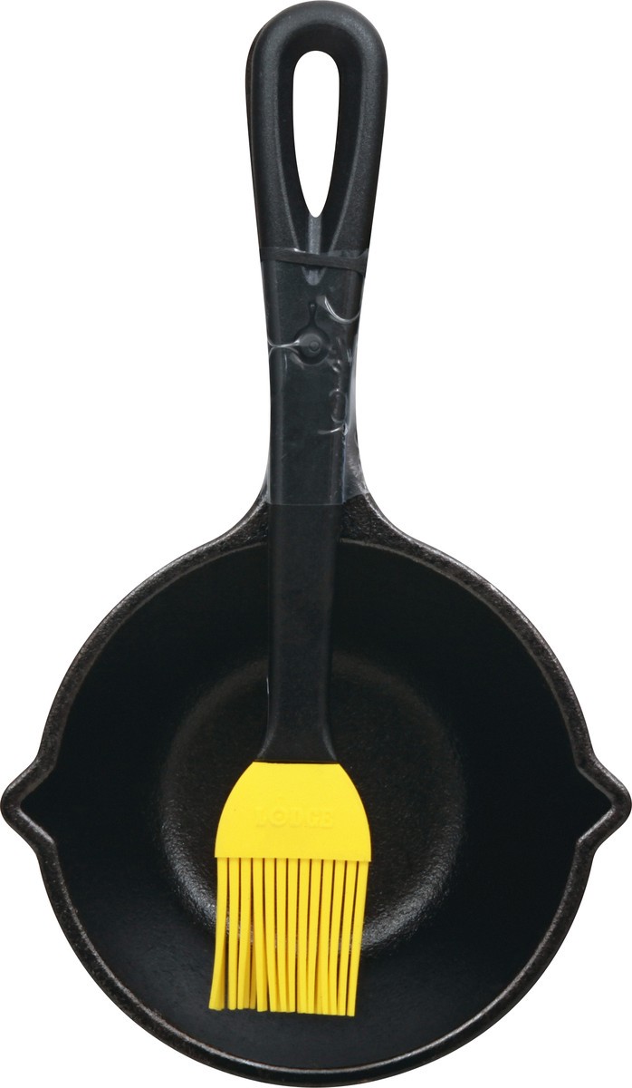 slide 9 of 9, Lodge Cast Iron Melting Pot & Brush, 1 ct