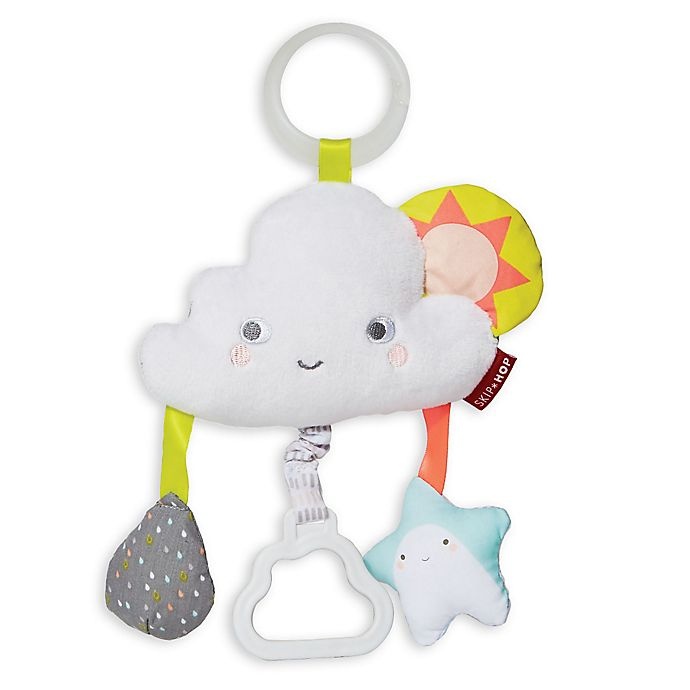 slide 1 of 4, Skip Hop Silver Lining Cloud Jitter Stroller Baby Toy, 1 ct