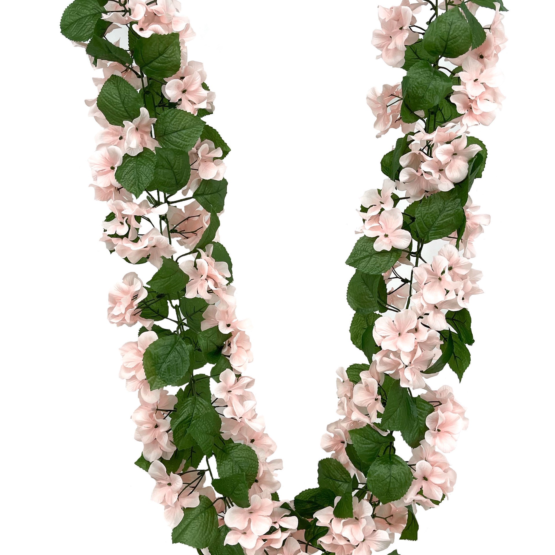 slide 2 of 3, 6ft. Pink Hydrangea Chain Garland By Ashland, 6 ft