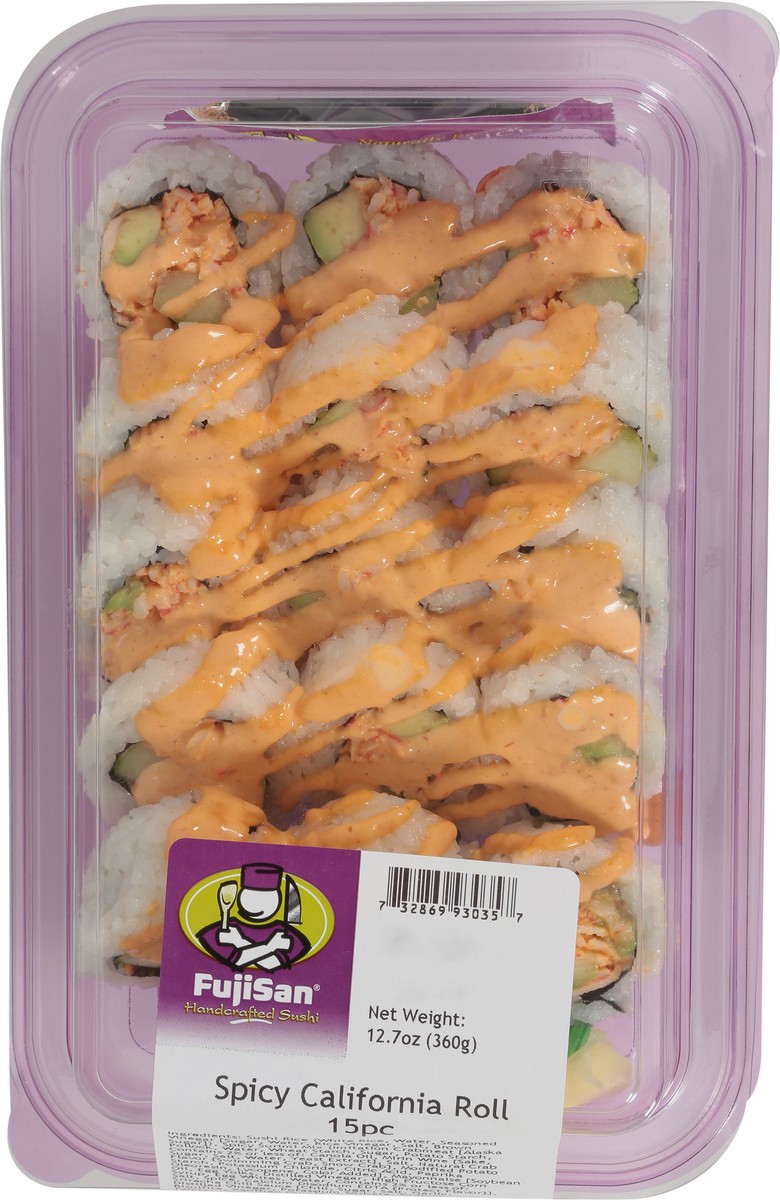 slide 4 of 9, Fujisan Spicy California Roll 15 - 12.7 oz ea, 15 ct