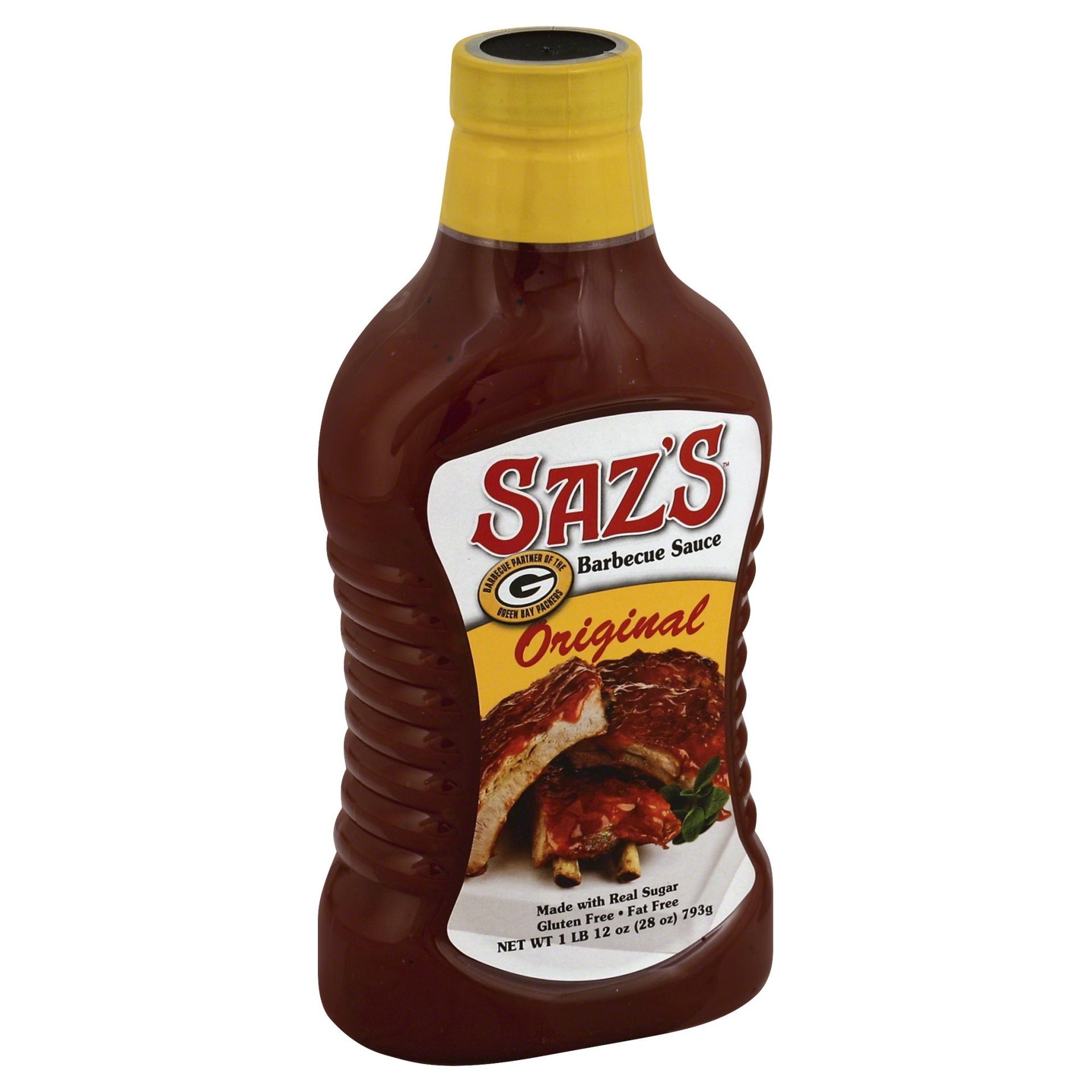 slide 1 of 1, Saz's Barbecue Sauce, Original, 28 oz