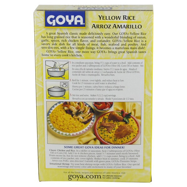 slide 3 of 21, Goya Yellow Rice 14 oz, 14 oz