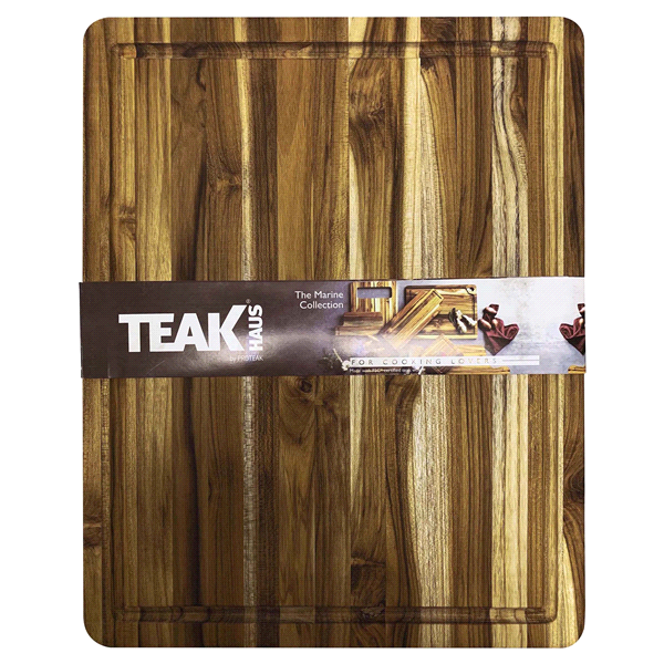 Teakhaus The Marine Collection Cutting Board with Juice Canal, Rectangle