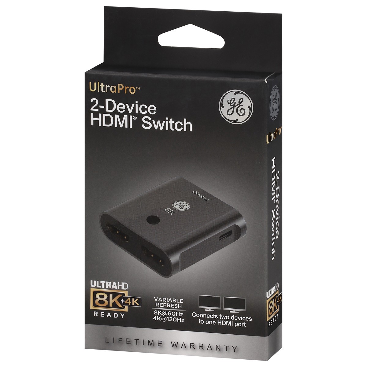 slide 4 of 4, GE UltraPro™ 2 Port 8K HDMI® Switch, 1 ct, 1 ct