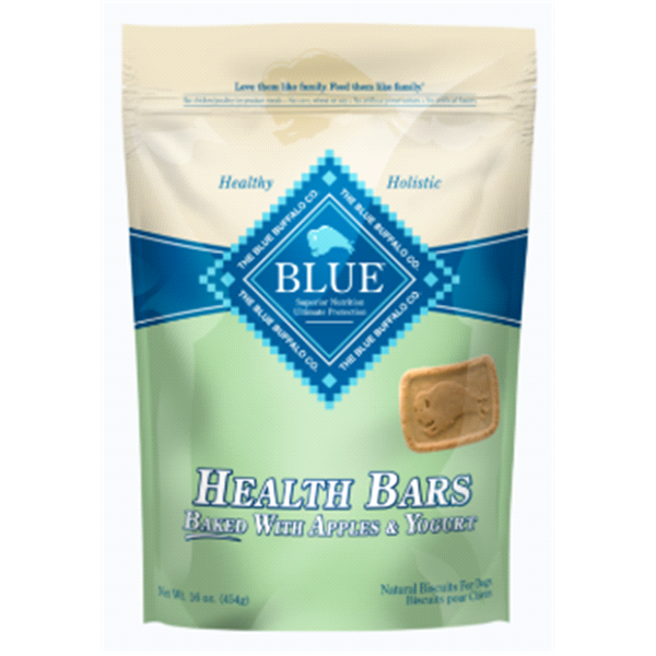 slide 1 of 1, Blue Buffalo Healthy Bars, Biscuit Dog Treats, Apple and Yogurt, 3 lb