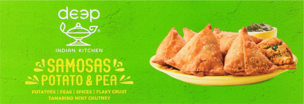 slide 4 of 13, Deep Indian Kitchen Samosas, 12 oz