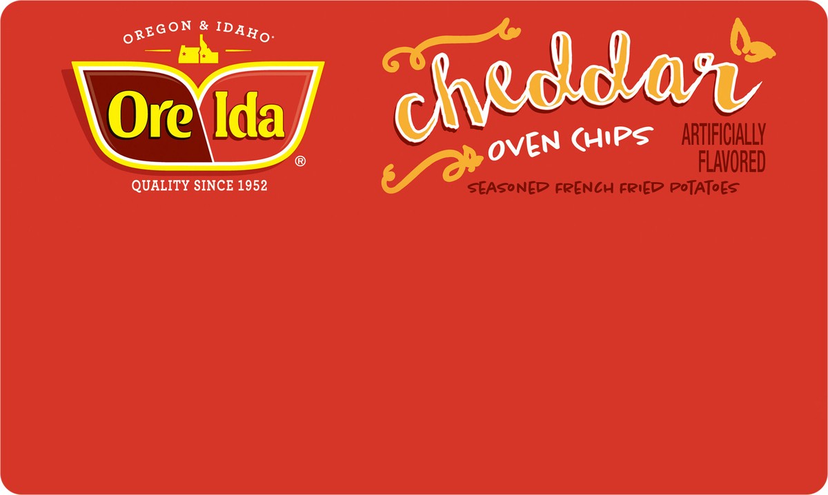 slide 7 of 9, Ore-Ida(r) Creative Classics Cheddar Oven Chips Seasoned French Fried Potatoes 15 oz. Bag, 15 oz