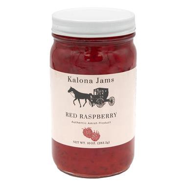 slide 1 of 1, Kalona Jams Red Raspberry, 10 ct