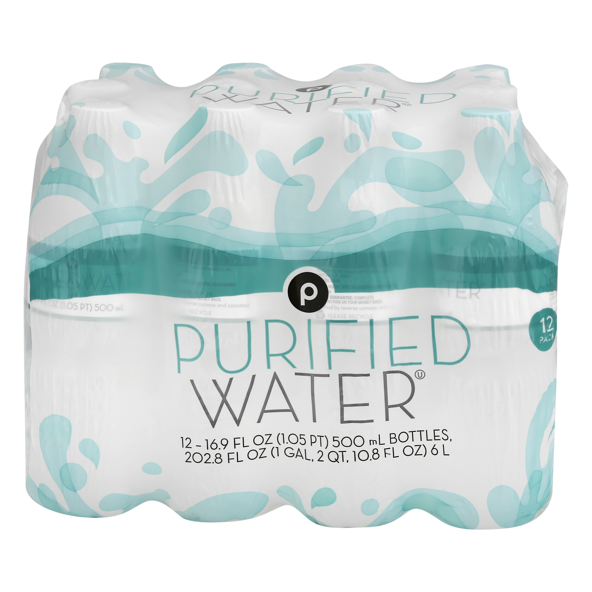 slide 1 of 1, Publix Purified Water - 12 ct; 16.9 oz, 12 ct; 16.9 oz