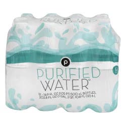 Publix Purified Water - 12 ct; 16.9 oz