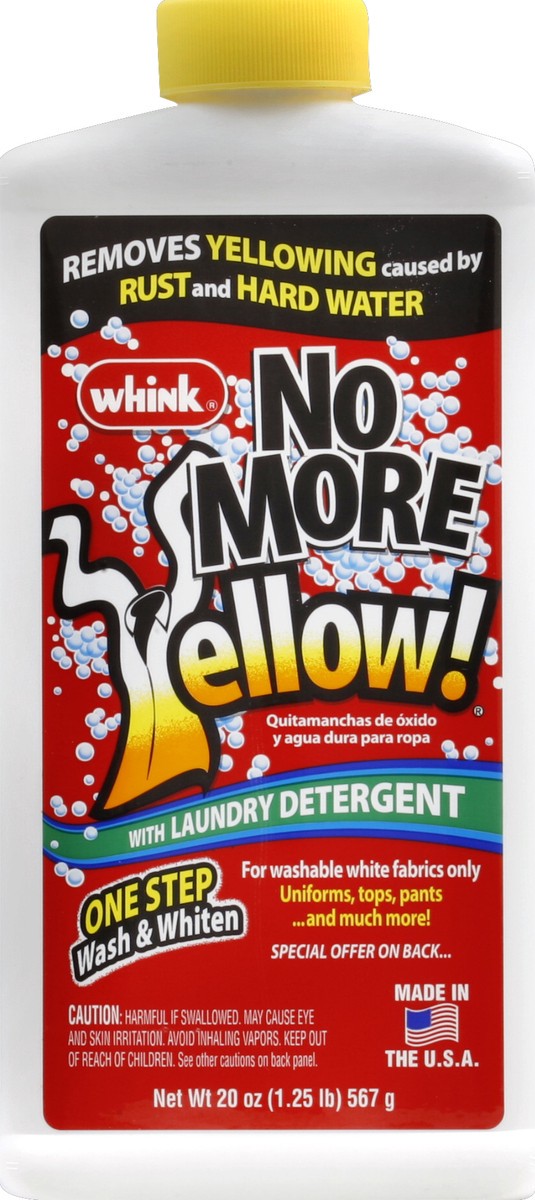 slide 2 of 3, Whink No More Yellow Rust Remover Laundry Detergent, 20 oz