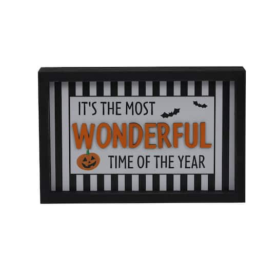 slide 1 of 2, 8" Wonderful Time Block Tabletop Sign By Ashland, 8 in