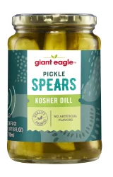 Giant Eagle Pickle Spears, Kosher Dill