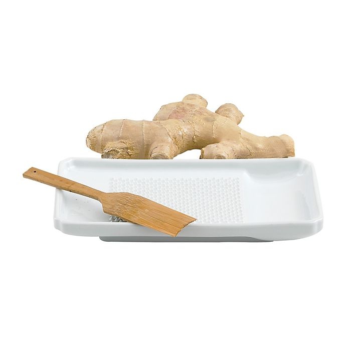 Ginger Grater White Porcelain