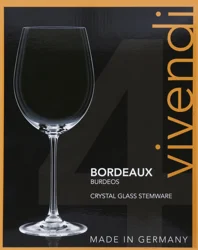 Nachtmann Crystal Glass Bordeaux Stemware, 27 oz