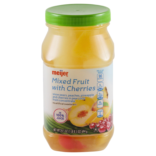 Meijer Mixed Fruit In 100 Juice 245 Oz Shipt