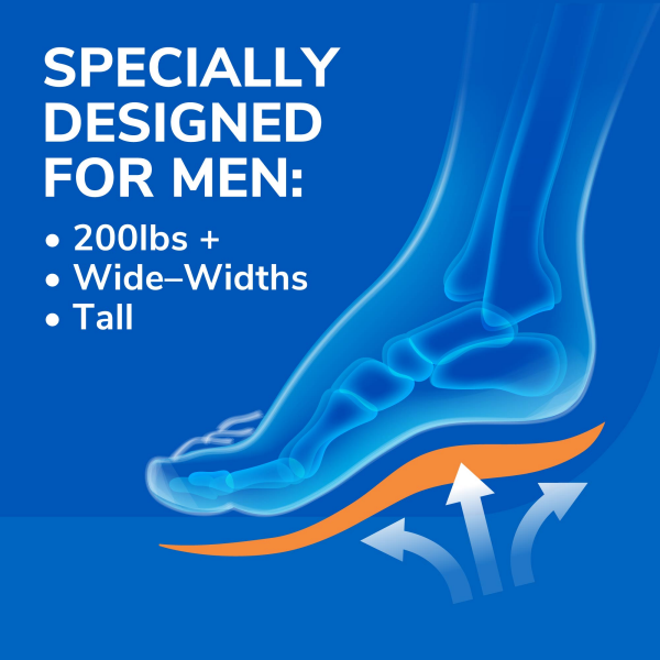 slide 27 of 29, Dr. Scholl's Extra Comfort All-Day Insoles with Massaging Gel, 1 Pair, Trim to Fit, Mens Shoe, 1 ct