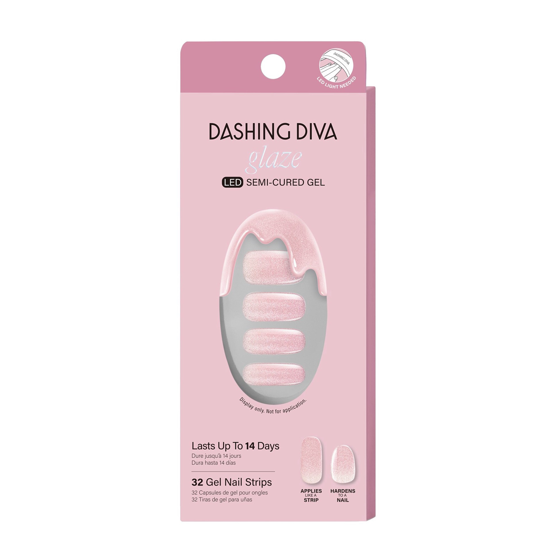 slide 1 of 1, DASHING DIVA Dd Glaze Gel Strip Ball, 32 ct