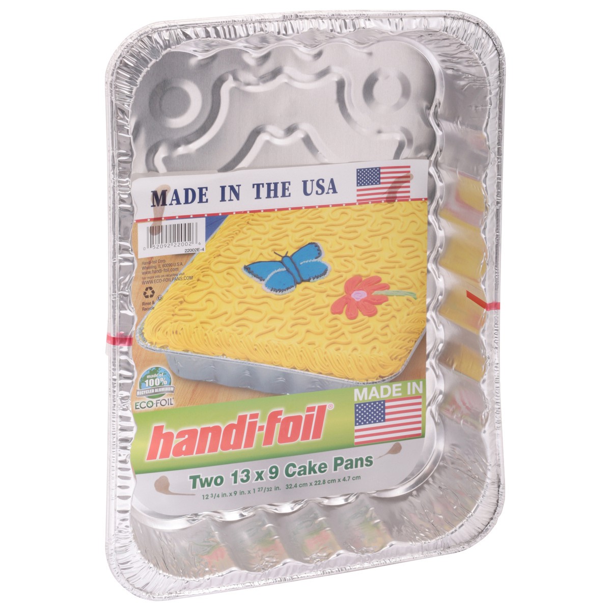 slide 7 of 9, Handi-Foil Eco-Foil Cake Pans - 2 Pack, 2 ct