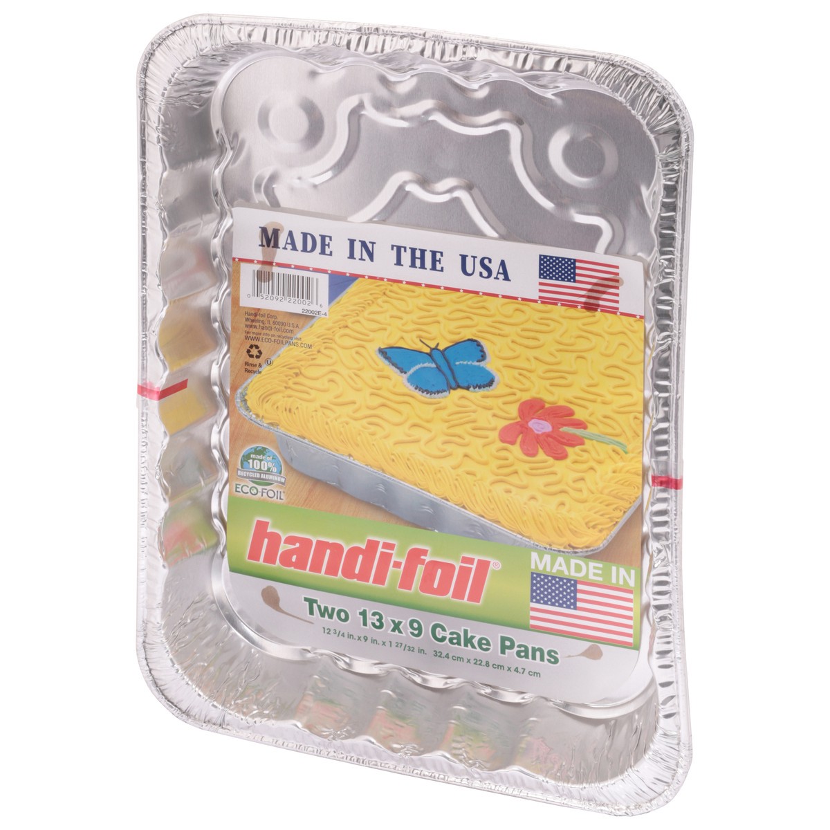 slide 5 of 9, Handi-Foil Eco-Foil Cake Pans - 2 Pack, 2 ct