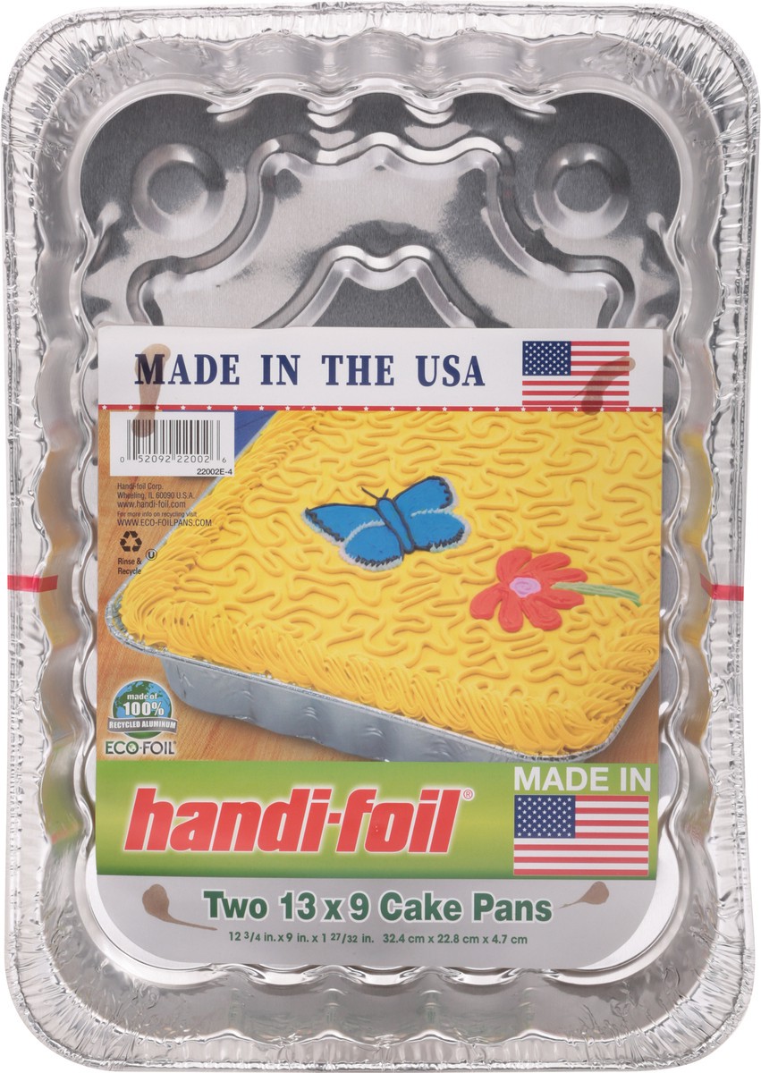 slide 9 of 9, Handi-Foil Eco-Foil Cake Pans - 2 Pack, 2 ct