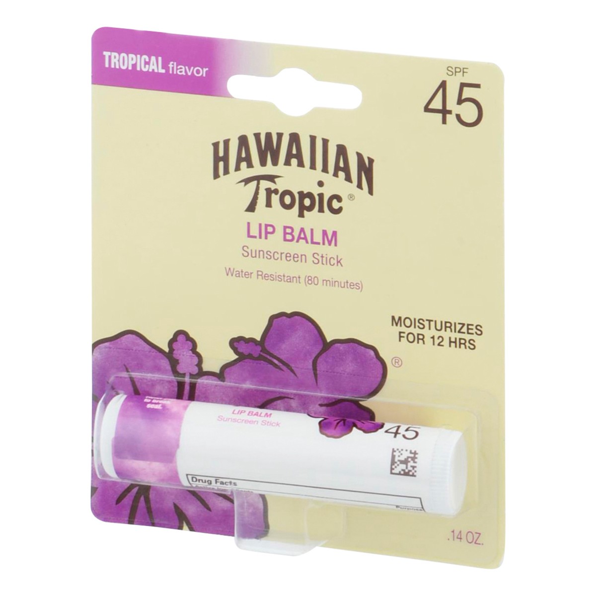 slide 4 of 12, Hawaiian Tropic SPF 45 Tropical Flavor Lip Balm 0.14 oz, 0.15 oz