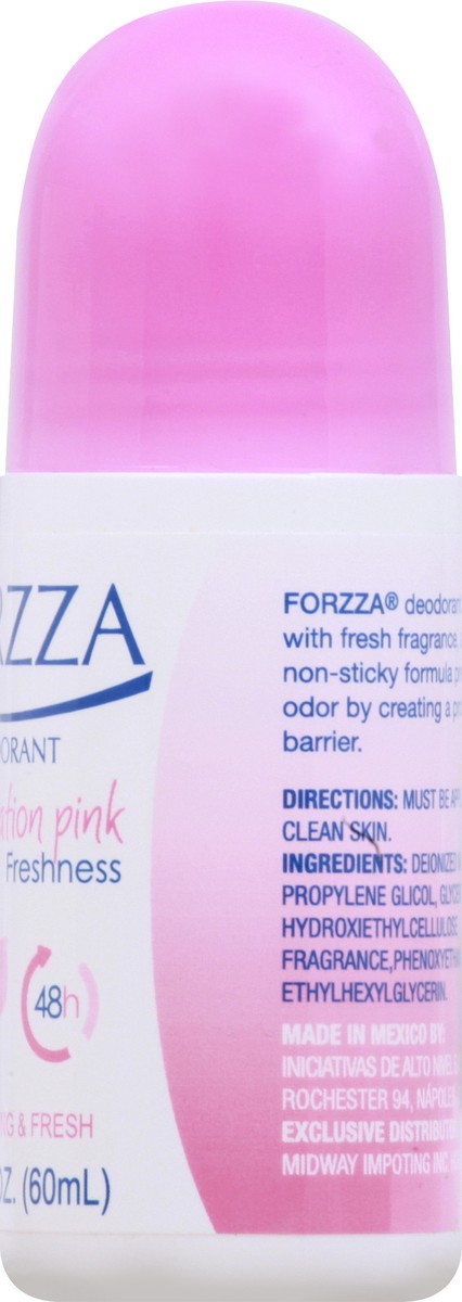 slide 5 of 7, Forzza Deodorant Roll-On Temptation Pink Freshness, 2.03 fl oz