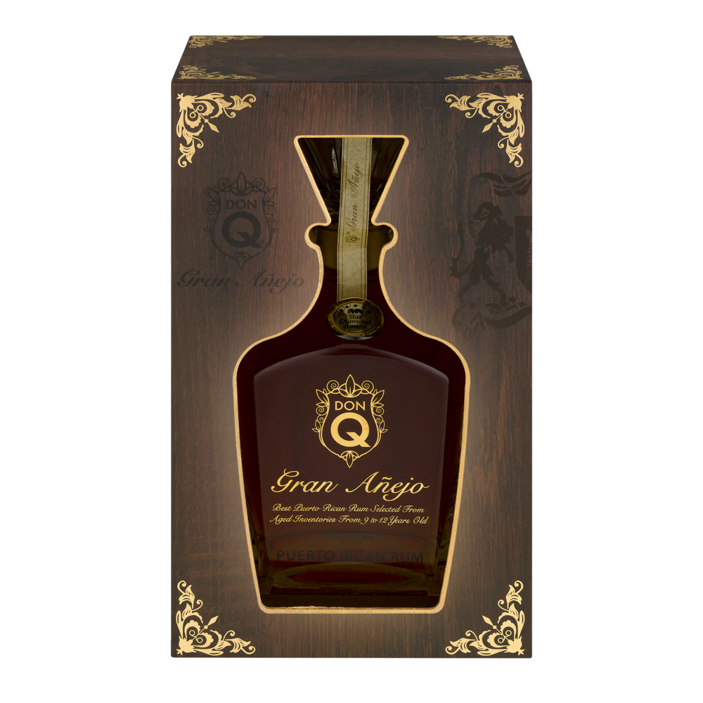 slide 1 of 1, Don Q Puerto Rican Rum Gran Anejo - Box, 750 ml