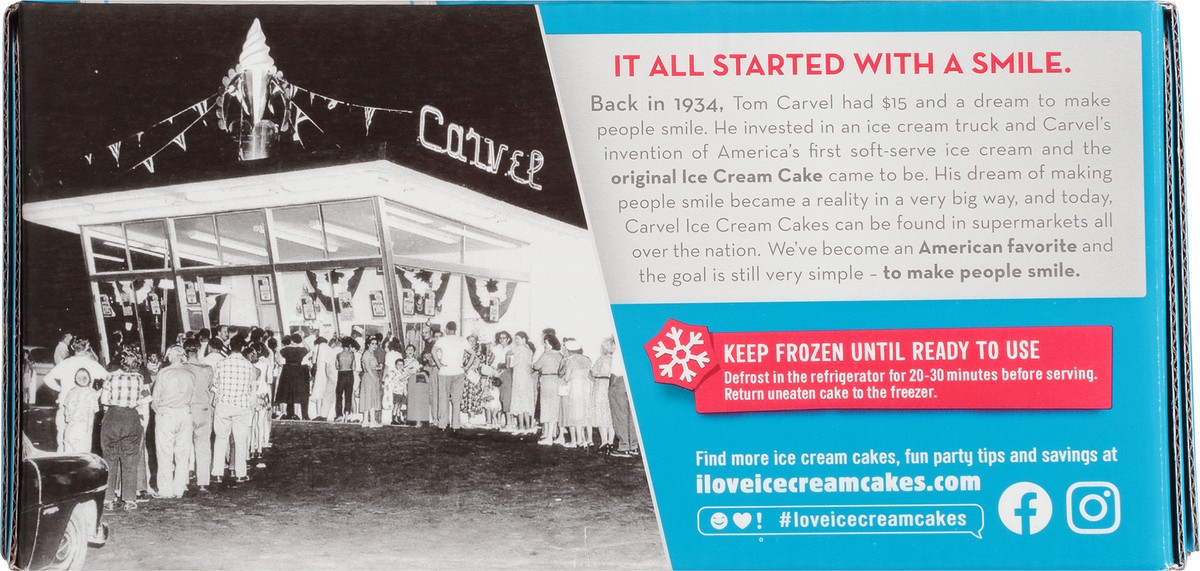 slide 9 of 12, Carvel Limited Edition Holiday Football Ice Cream Cake 4-32 fl. oz. Box, 8.13 lb