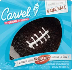 Carvel Limited Edition Holiday Football Ice Cream Cake 4-32 fl. oz. Box