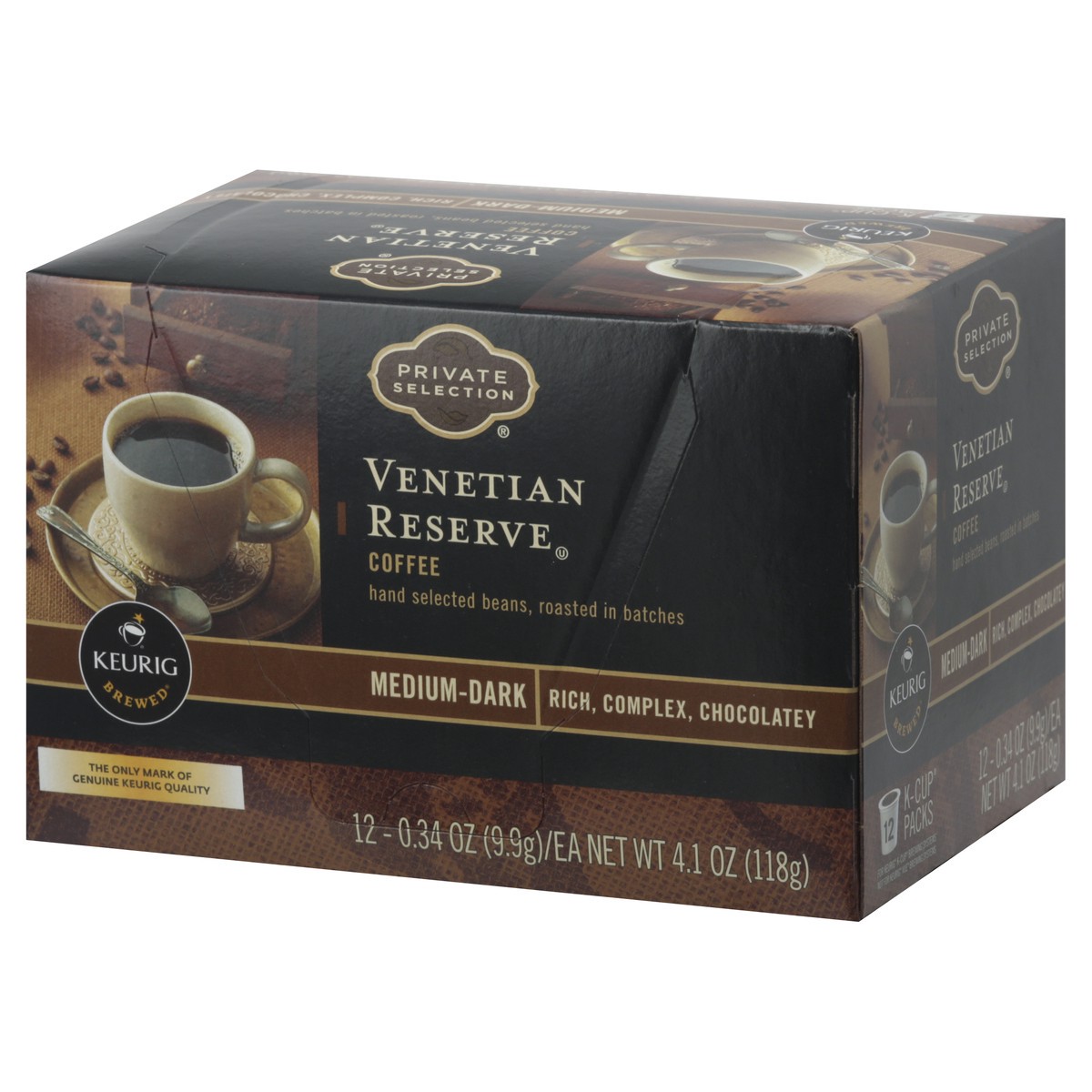 slide 3 of 9, Private Selection Venetian Reserve Medium-Dark K-Cup Packs Coffee 12 ea, 12 ct