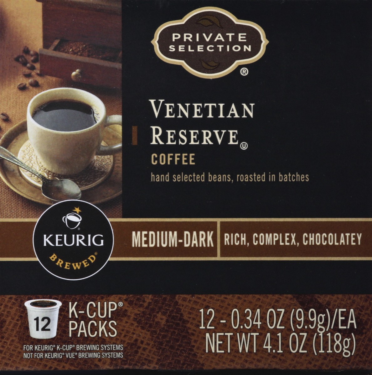 slide 8 of 9, Private Selection Venetian Reserve Medium-Dark K-Cup Packs Coffee 12 ea, 12 ct