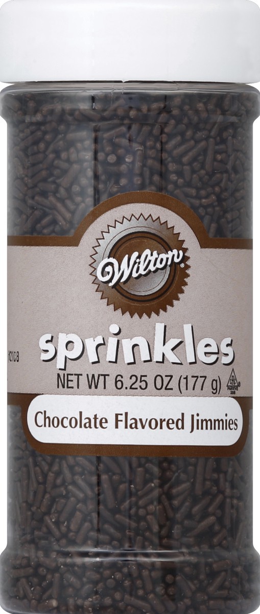 slide 2 of 2, Wilton Industries Inc Sprinkles Chocolate Jimmies, 6.25 oz