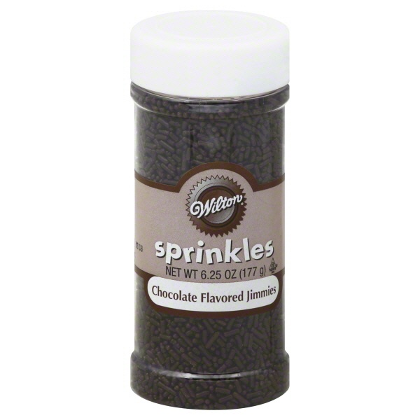 slide 1 of 2, Wilton Industries Inc Sprinkles Chocolate Jimmies, 6.25 oz