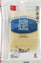 Harris Teeter Sliced Baby Swiss Cheese