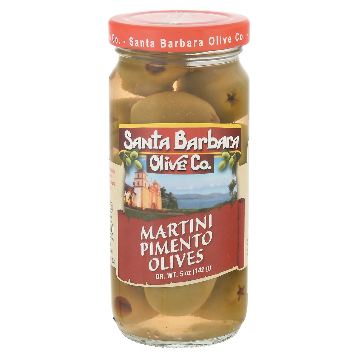 slide 5 of 11, Santa Barbara Olive Co. Martini Pimento Olives 5 oz, 5 oz