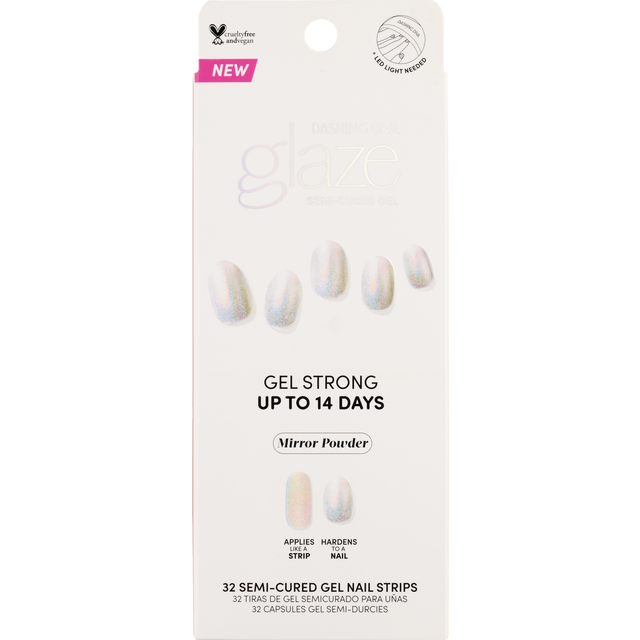 slide 1 of 1, DASHING DIVA Dd Glaze Gel Strip Elec, 32 ct