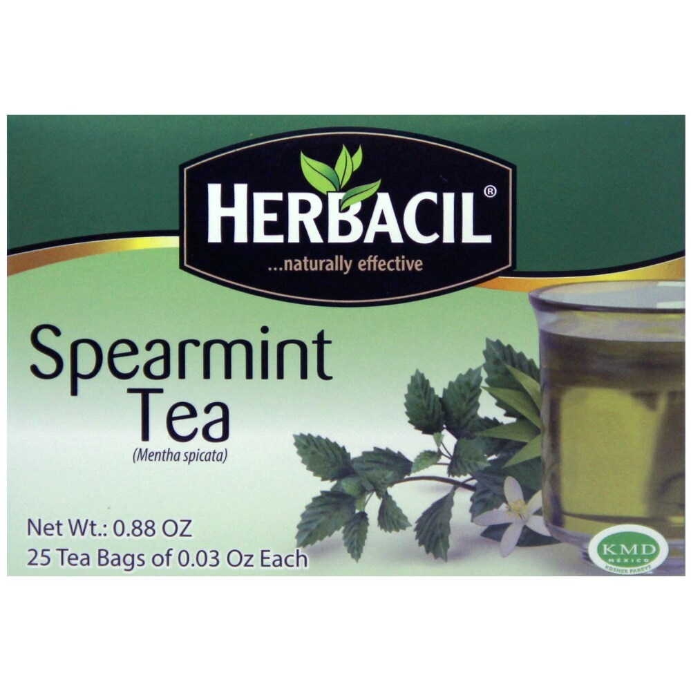 slide 1 of 1, Herbacil Spearmint Tea, 25 ct