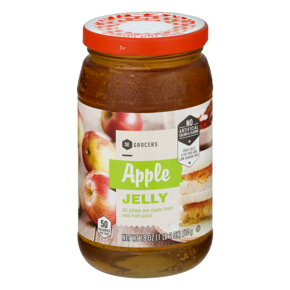 slide 1 of 1, SE Grocers Apple Jelly, 18 oz