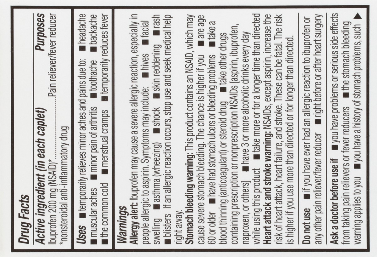 slide 3 of 9, TopCare TOP CARE Topco Associates Ibuprofen Tablets, 24 ct
