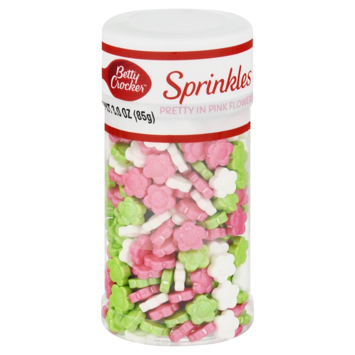 slide 1 of 1, Betty Crocker Sprinkles Pretty in Pink Flowers, 3 oz