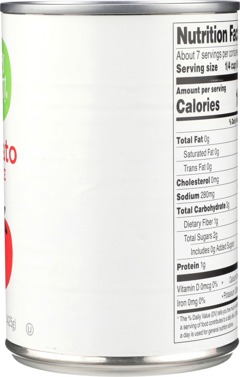 slide 9 of 14, That's Smart! Tomato Sauce, 15 oz